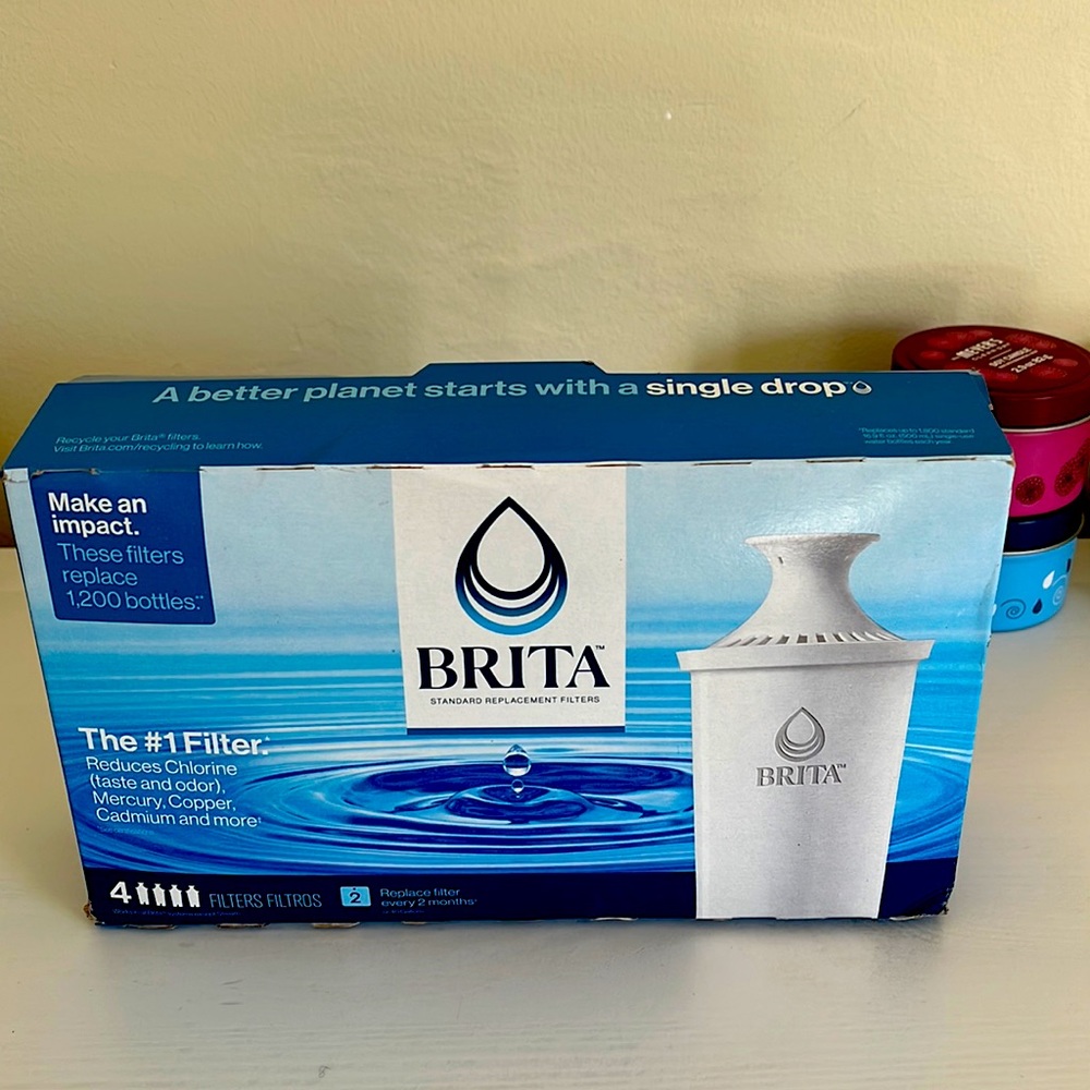 Four replacement Brita filters – unopened 💦
